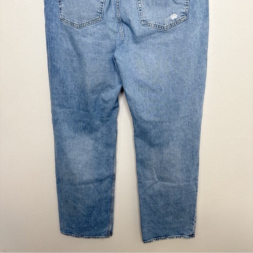 GAP Womens 32 90s Loose High Rise Distressed Knee Jeans - Picture 14 of 15